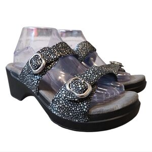 Dansko Patterned Sophie Sandals 41 10.5-11